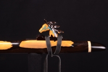 African Blackwood  Native American Flute, Minor, Mid G-4, #G2J